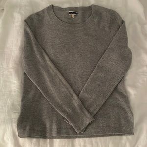 Grey J. Crew Cashmere Sweater